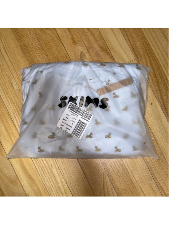 SKIMS Other - SKIMS Boyfriend Long Sleeve and Pant Set Size XL color Zen Baby Blue Deer Print